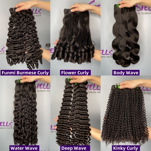 Double Drawn Thick Hair Top to End High Quality 1 Bundle 100% Virgin Human Hair Natural Color Brazilian Peruvian Cambodian